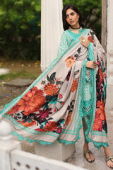 3-PC Embroidered Shawl Collection CCW4-18 Suit P