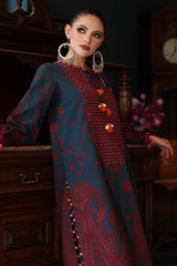 3-Pc Unstitched Embroidered Staple Suit AWE5-01