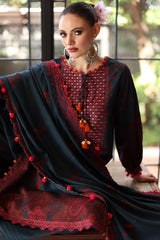 3-Pc Unstitched Embroidered Staple Suit AWE5-01
