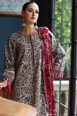 3-PC Unstitched Printed Linen Collection CPW5-09