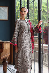 3-PC Unstitched Printed Linen Collection CPW5-09