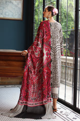 3-PC Unstitched Printed Linen Collection CPW5-09
