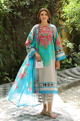 3-PC Unstitched Printed Lawn Collection CP5-02