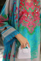 3-PC Unstitched Printed Lawn Collection CP5-02