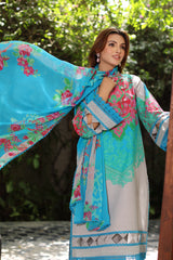 3-PC Unstitched Printed Lawn Collection CP5-02