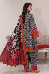 3-PC Embroidered Shawl Collection Suit CCW4-14 P