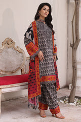 3-PC Embroidered Shawl Collection Suit CCW4-14 P