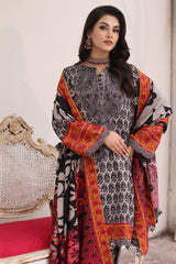 3-PC Embroidered Shawl Collection Suit CCW4-14 P