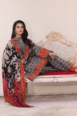 3-PC Embroidered Shawl Collection Suit CCW4-14 P