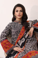 3-PC Embroidered Shawl Collection Suit CCW4-14 P