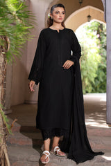 3-PC Embroidered Cotton Shirt with Chiffon Dupatta and Trouser CNP-4-053