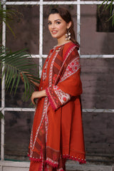 3-PC Unstitched Printed Lawn CP6-09