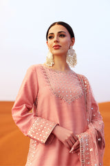 3-PC Embroidered Raw-Silk Suit CMA-5-142