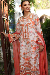 3-PC Unstitched Printed Lawn  SLC27-16