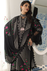 3-Pc Embroidered Linen Shawl Suit Collection CVW4-05