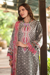 3-PC Unstitched Embroidered Lawn Collection AN5-16