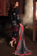 3-PC Unstitched Printed Khaddar Shirt with Printed Khaddar Dupatta CPW4-02