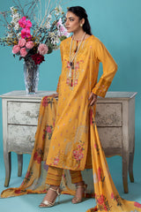 3-PC Embroidered Lawn Shirt with Chiffon Dupatta and Trouser CNP-4-45A