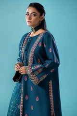 3-PC Embroidered Lawn Shirt with Organza Dupatta and Trouser  CNP-4-044