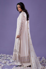 3-PC Embroidered Lawn Shirt with Chiffon Dupatta and Trouser CMA-4-021