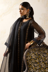 3-PC Embroidered Organza Shirt with Organza Dupatta and Trouser CMA-4-038