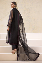 3-PC Embroidered Organza Shirt with Embroidered Organza Dupatta and Trouser CMA-4-02A