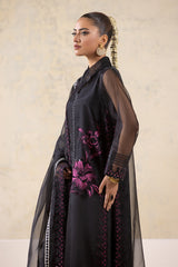 3-PC Embroidered Organza Shirt with Embroidered Organza Dupatta and Trouser CMA-4-02A