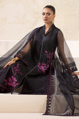 3-PC Embroidered Organza Shirt with Embroidered Organza Dupatta and Trouser CMA-4-02A