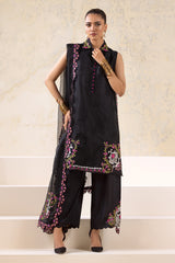 3-PC Embroidered Organza Shirt with Organza Dupatta and Trouser CMA-4-28