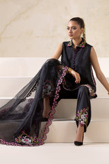 3-PC Embroidered Organza Shirt with Organza Dupatta and Trouser CMA-4-28