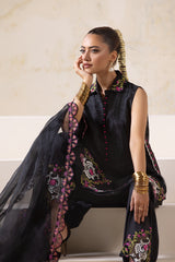 3-PC Embroidered Organza Shirt with Organza Dupatta and Trouser CMA-4-28