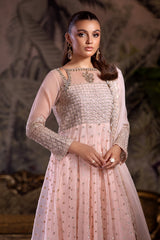 3-PC Embroidered Organza Shirt with Organza Dupatta and Trouser CMA-4-015