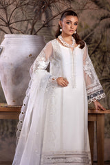 3-PC Embroidered Organza Shirt with Organza Dupatta and Trouser CMA-4-040