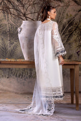 3-PC Embroidered Organza Shirt with Organza Dupatta and Trouser CMA-4-040