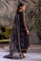 3-PC Embroidered Organza Shirt with Embroidered Dupatta and Trouser CMA-4-069