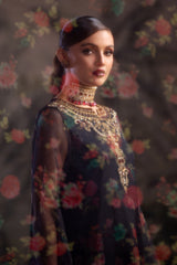 3-PC Embroidered Organza Shirt with Embroidered Dupatta and Trouser CMA-4-069