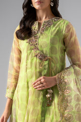 3-PC Printed Organza  CMA-6-063