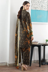 3-PC Unstitched Law Shirt with Chiffon Dupatta and Trouser CP4-06