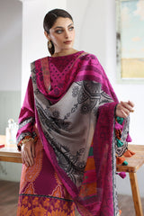 3-PC Unstitched Printed Lawn Shirt with Chiffon Dupatta and Trouser and CP4-07