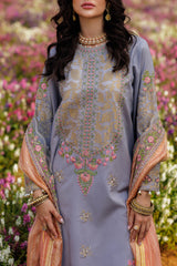 3-PC Unstitched Embroidered Lawn Collection CZ5-05