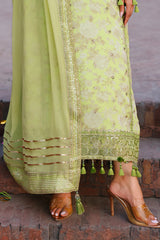 3-pc Unstitched Chiffon Collection VSL25-18