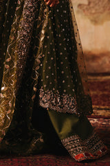 3-PC Embroidered Net Pishwas Suit stm-5-03
