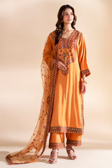 3-PC Stitched Embroidered CMA-6-360