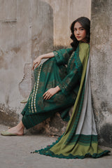 3-pc Unstitched Printed Staple DSCW5-12