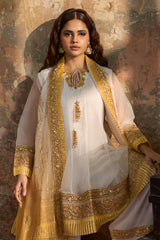 3-PC Embroidered Cotton Net Suit CMA-5-300