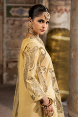 3-PC Embroidered Raw Silk CMA-6-414