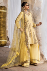 3-PC Embroidered Raw Silk CMA-6-414
