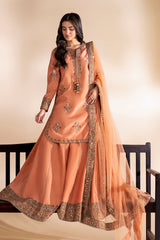 3-PC Stitched Embroidered CMA-6-400