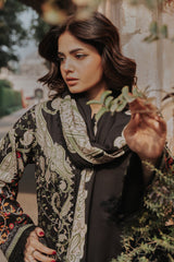 3-pc Unstitched Embroidered Printed Staple DSCW5-15