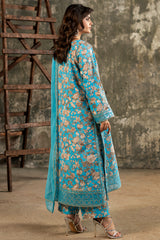 3-PC Stitched Embroidered  Lawn  SLC27-02P